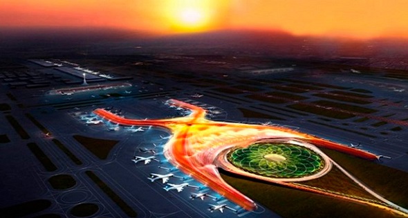 Imagen del nuevo aeropuerto de la CDMX